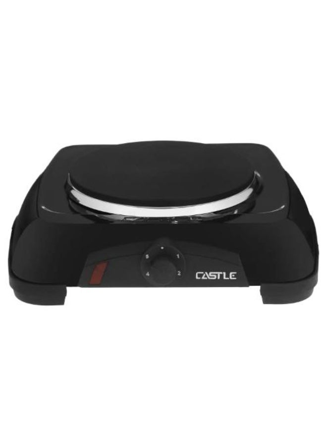 كاسل بوتوجاز كهربائي مسطح كاسيل، 1 عين، 1000وات، EC1020 - اسود - Image 1